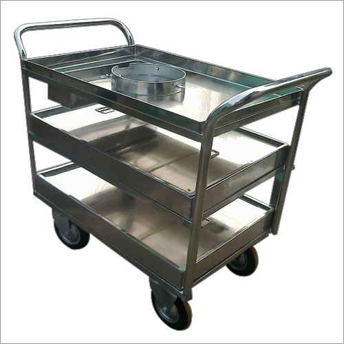 SS TROLLEY FOR CANTEEN